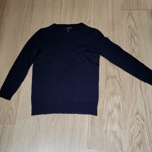Navy crewneck sweater